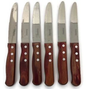 6 Piece Paderno Gourmet Jumbo Steak Knives